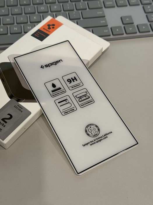 Защитное стекло Spigen для Samsung Galaxy S24 Ultra (2 шт)
