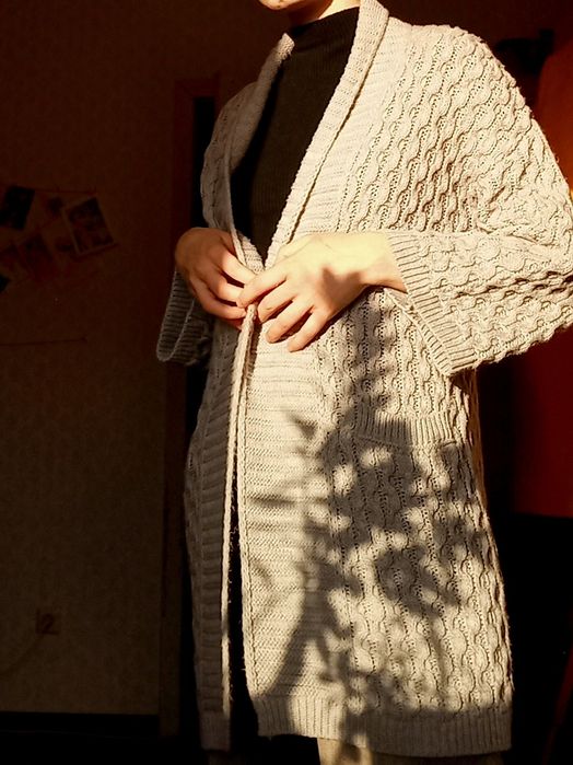 В'язаний кардиган оверсайз