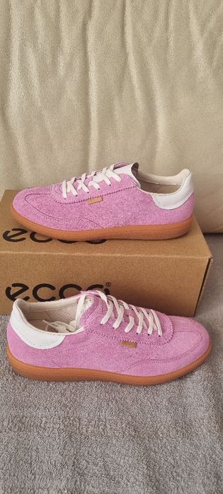 Sneakersy damskie skórzane Ecco Soft