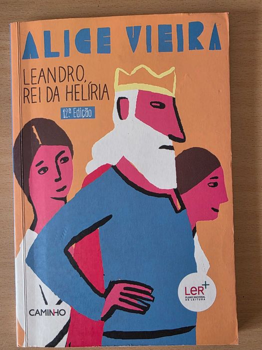 Livro "Leandro, Rei da Helíria" de Alice Vieira