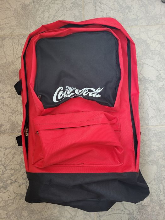 Mochila campismo grande nova coca-cola