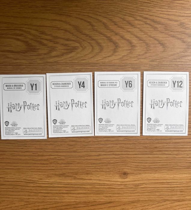 Наліпки Гаррі Поттер паніні / Harry Potter Panini (ТІЛЬКИ ОБМІН)