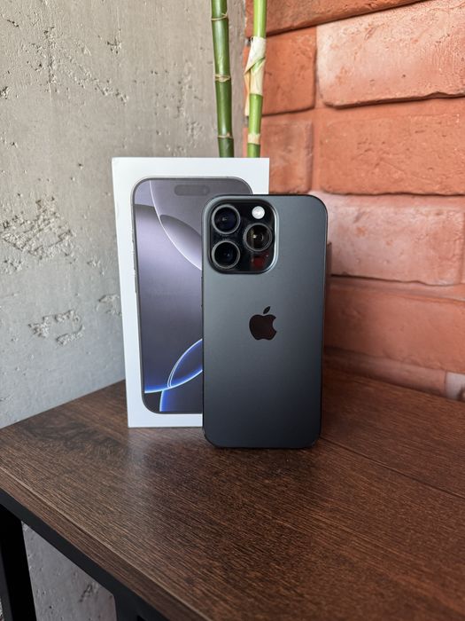 iPhone 16 Pro 128gb Black Titanium | Czarny Tytan | Stan Jak Nowy