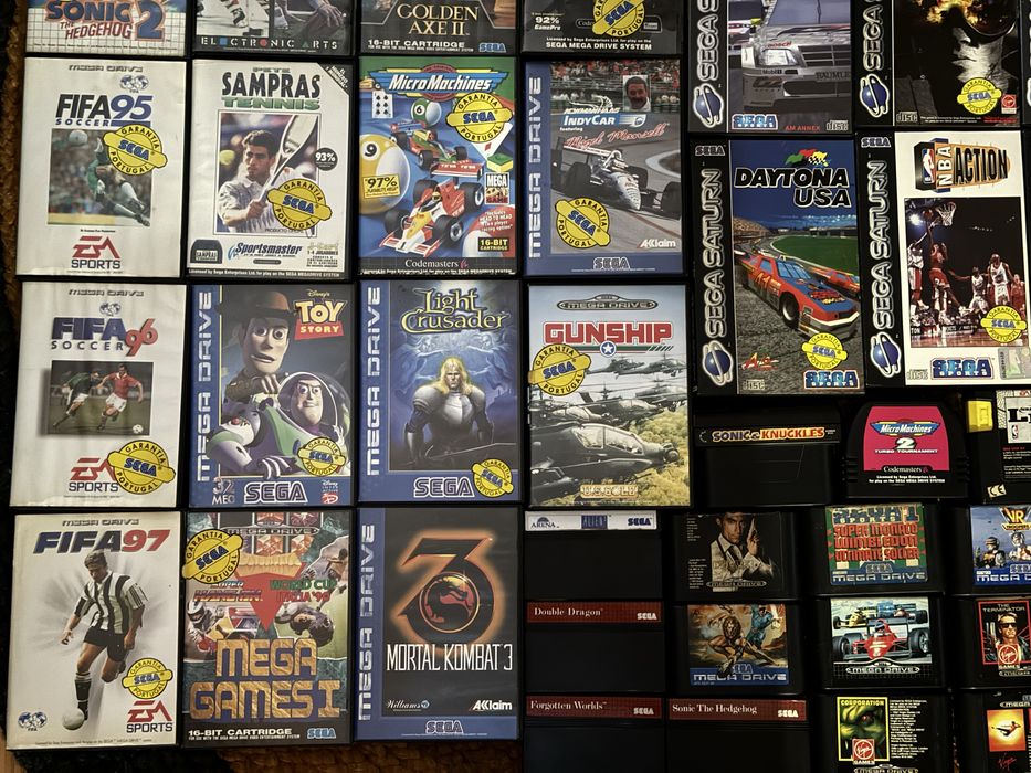 Jogos SEGA, MegaDrive, MasterSystem, Game Gear, Sega Saturn, Nintendo