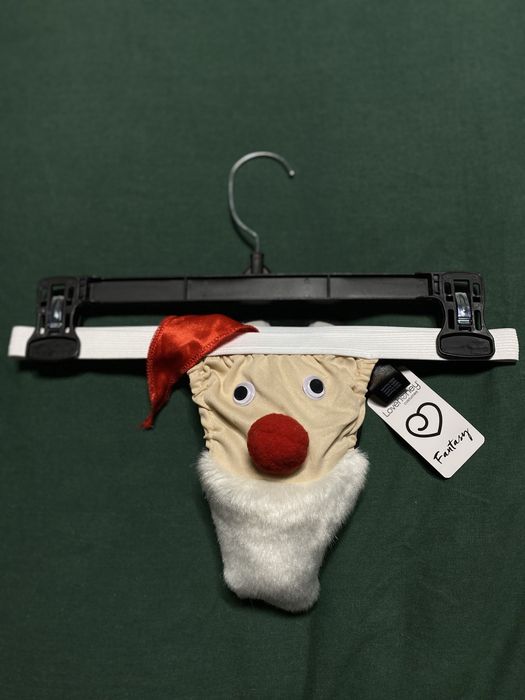 Чоловічі новорічні стрінги «Санта Клаус» Love&Honey, One Size