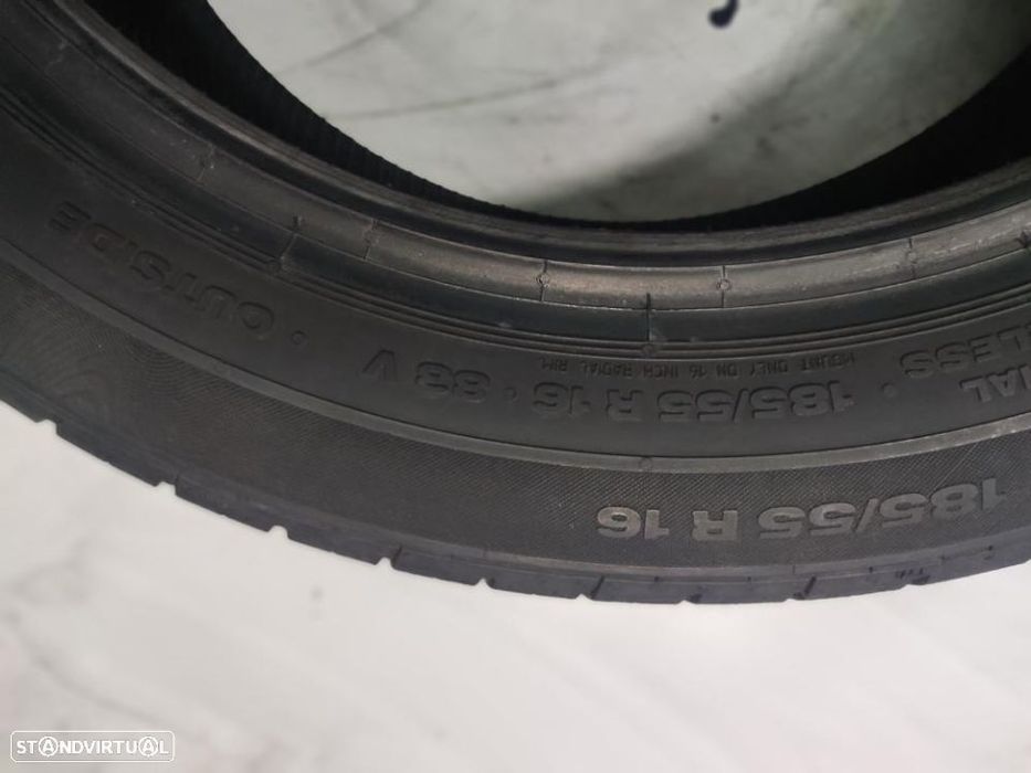 2 pneus semi novos 185-55r16 continental - oferta dos portes 80 EUROS