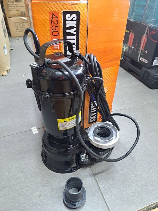 Pompa do szamba wody brudnej studni  4250w SKYTECH NIEMIECKA żeliwo te