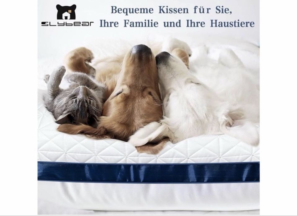 Slybear 2 poduszki hipoalergiczne,rehabilitacyjne 40x 80cm