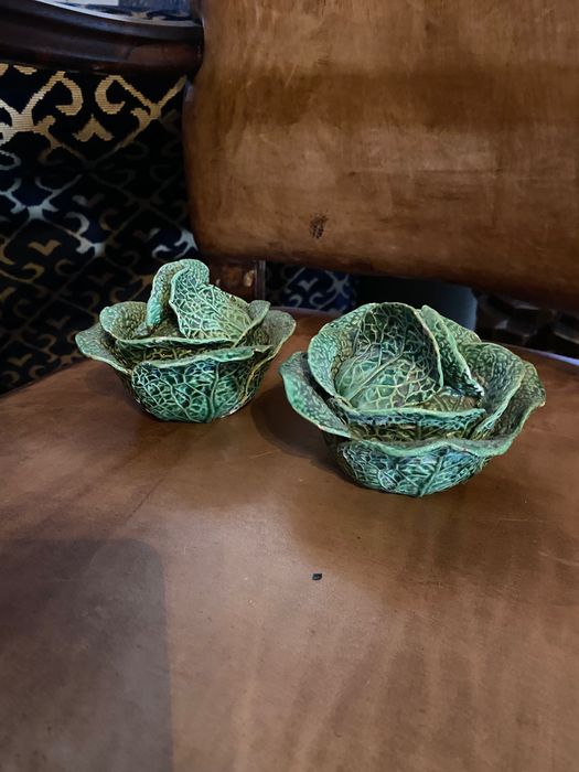 Caixa Couve Manuel Mafra Caldas da Rainha séc XIX 11 cm