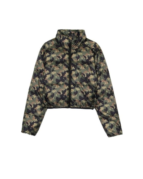 Krótka kurtka puffer moro