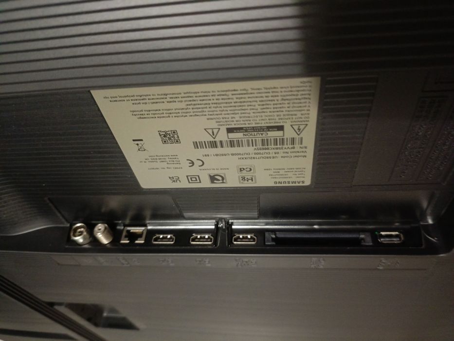 Telewizor  Samsung UE55DU7192U smart 55" zbita matryca