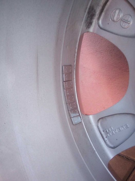 Jantes Subaru 5x100 com pneus novos 205/65r16