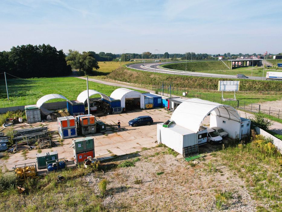 Zadaszenie Kontenerowe 8x6m Lato/ Zima (wiata tunelowa, magazyn)