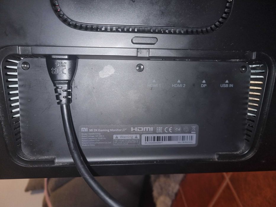 Monitor Mi 2K Gaming 27" — com tela partida (~30%) mas 100% funcional64739101306882122