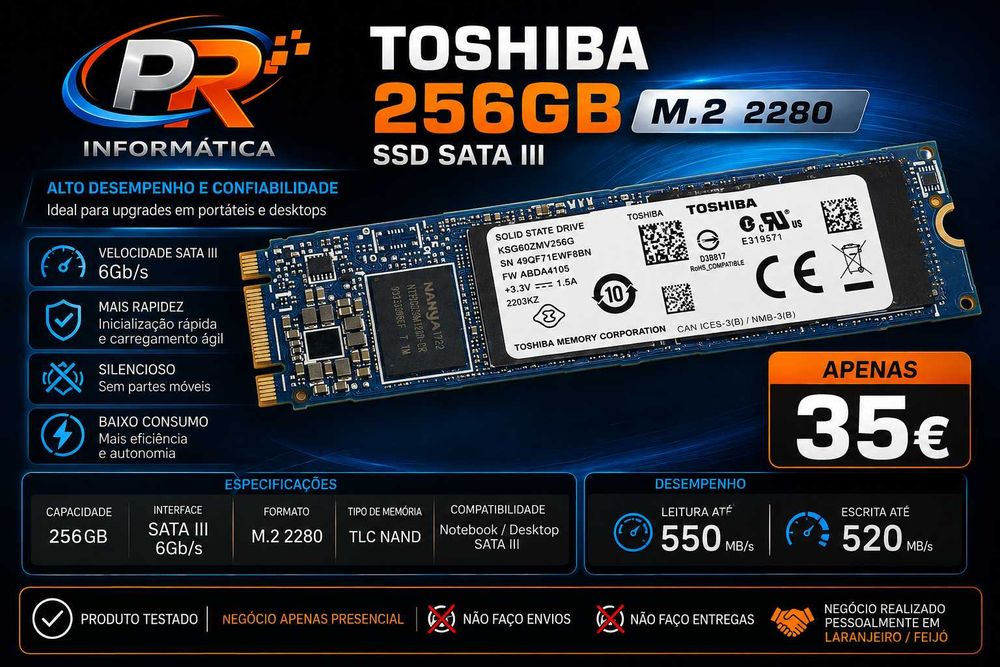 SSD Toshiba 256GB