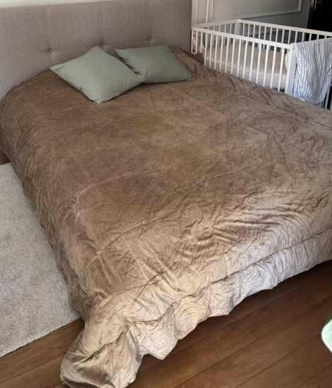Cama de casal Ted Lapidus c/ arrumação e colchão