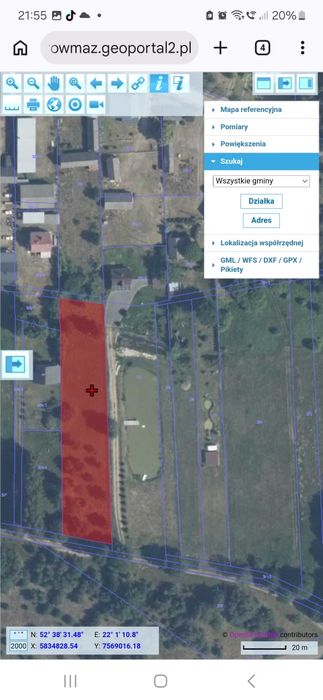 Działka budowlana 2500m2