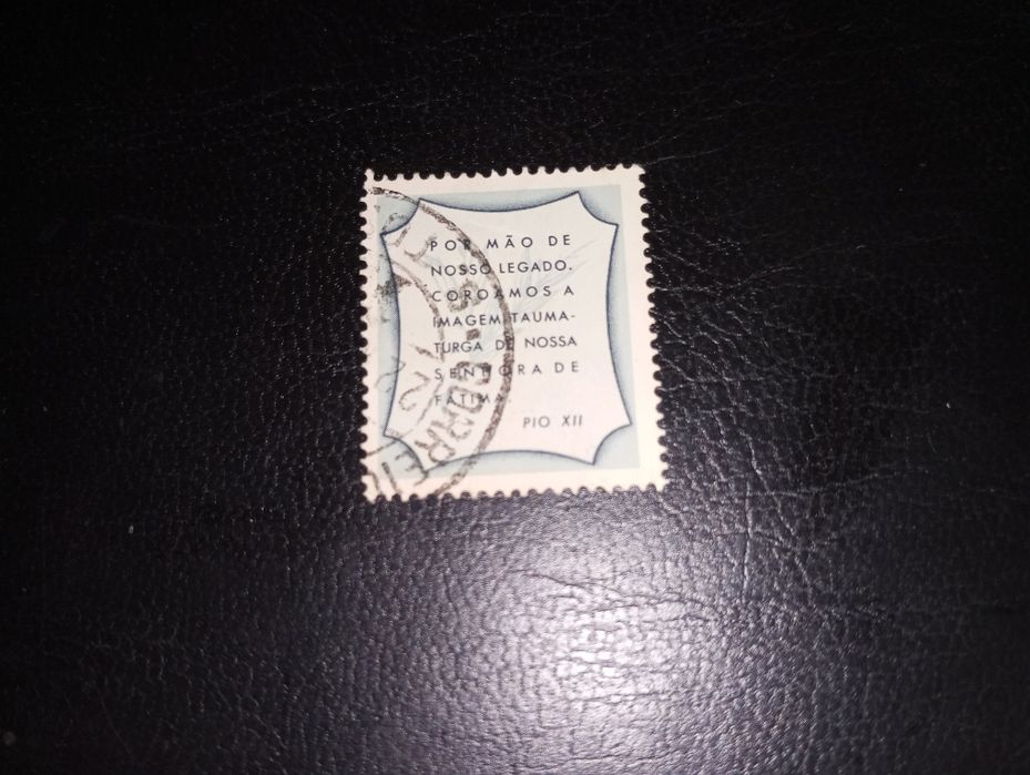 Selo Raro Emissão comemorativa de 13 de Maio de 1946 pelo cardeal Masella