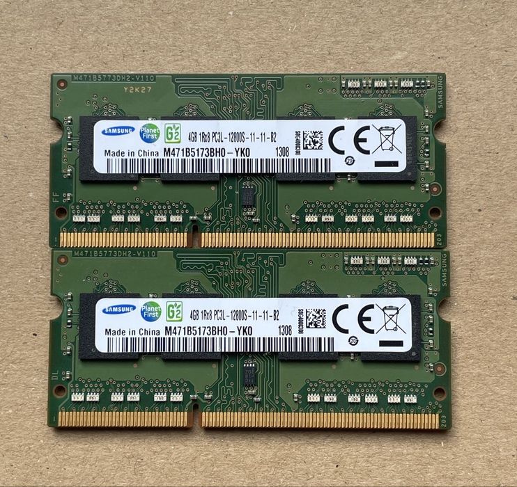 Pamięć RAM Samsung 8GB DDR3L SODIMM 8GB 1600MHz CL11 M471B5173EB0-YK0