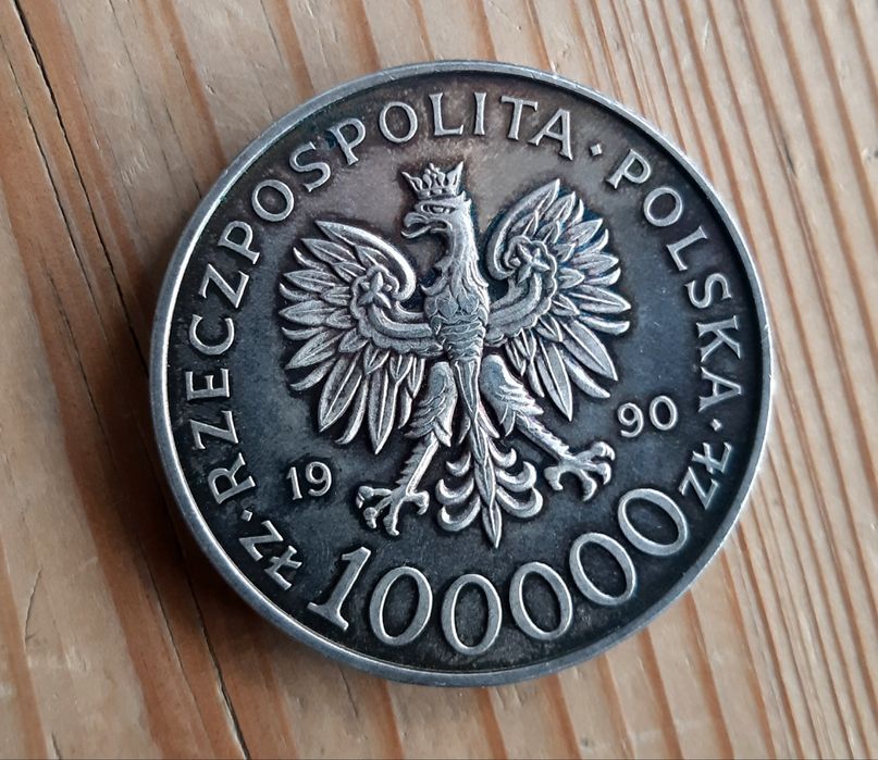 Moneta SOLIDARNOSC 100000 1990