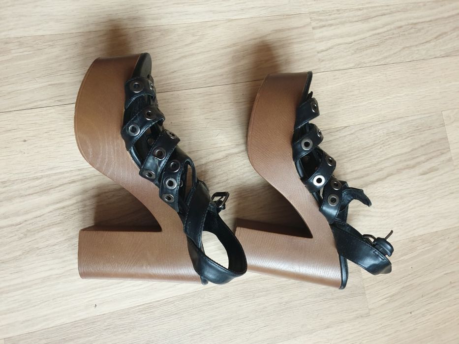 Чёрные кожанные туфли