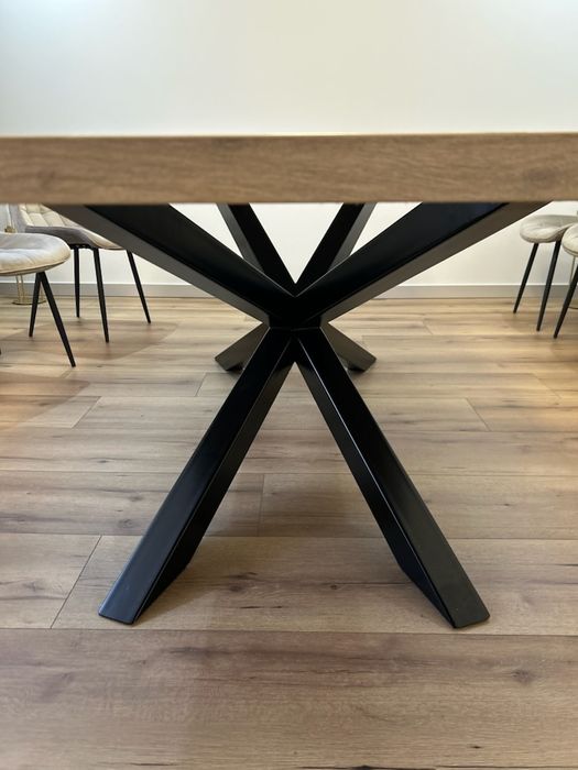 Stelaż stołu typu LOFT "pająk" o wymiarach 160x70.