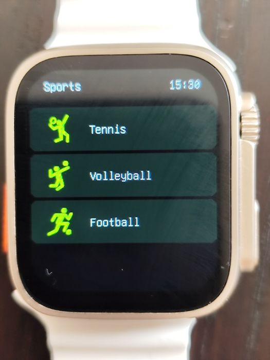 Smartwatch XS8+ Ultra HD 1.93" + 2 Braceletes (Novo na Caixa)