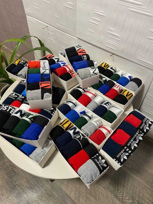 5 шт - 450 грн Труси чоловічі боксери / Трусы мужские Разные бренды