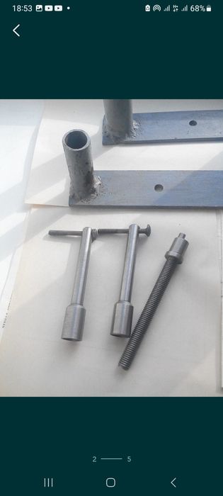 Замок винтовой Замок гараж Замок склад  , ключ газовый , пилка , топор