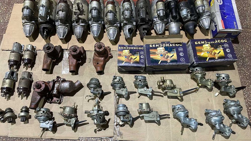 Стартера, бензонасосы Газ 51, Газ 52, Газ 53, Уаз, Волга, Зил, Газ 21