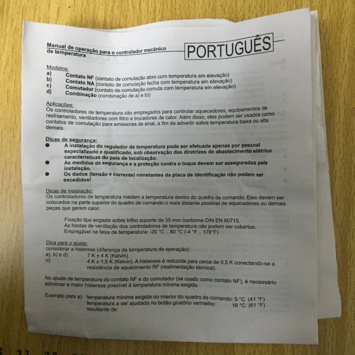 Termostacto Finder Ref. 1T.91.0.000.2303.PAS