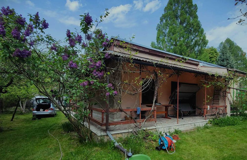 Sulejów/Polanka – murowany domek 52 m², taras, las 150 m, Zalew 1,5 km