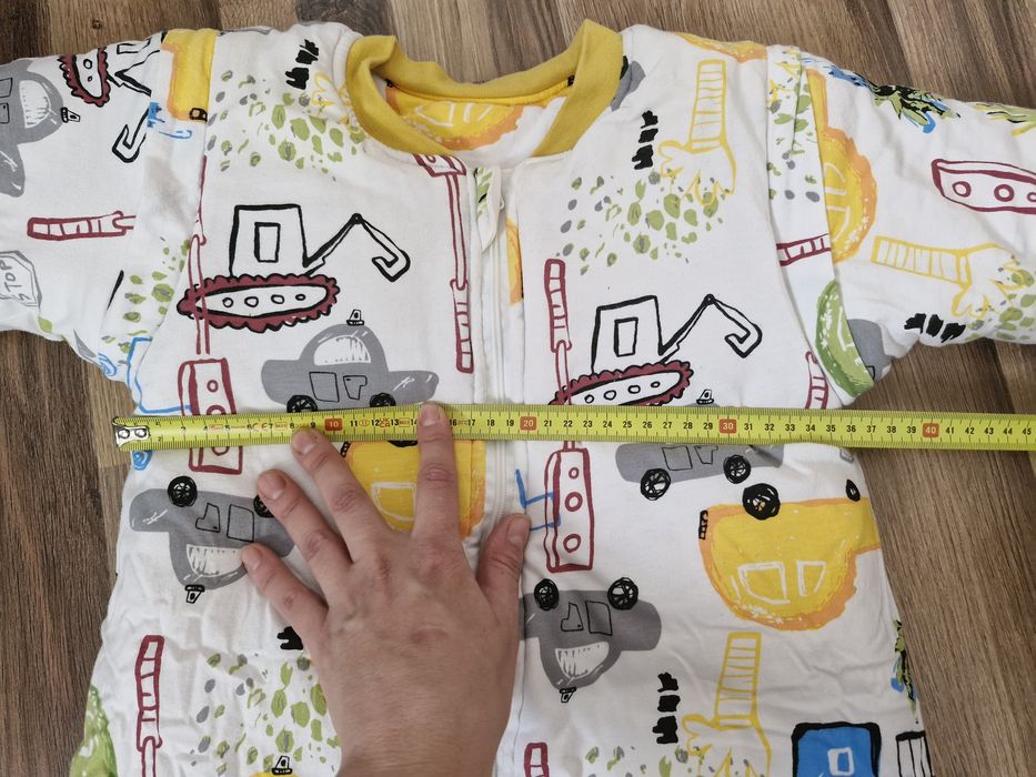 Śpiwór z nogawkami I odpinanymi rękawami, roz.80-86