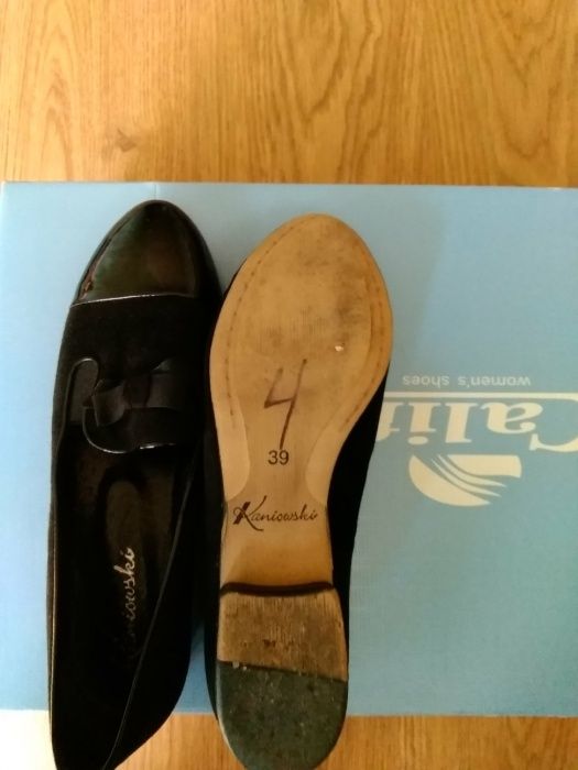 Туфли замшевые