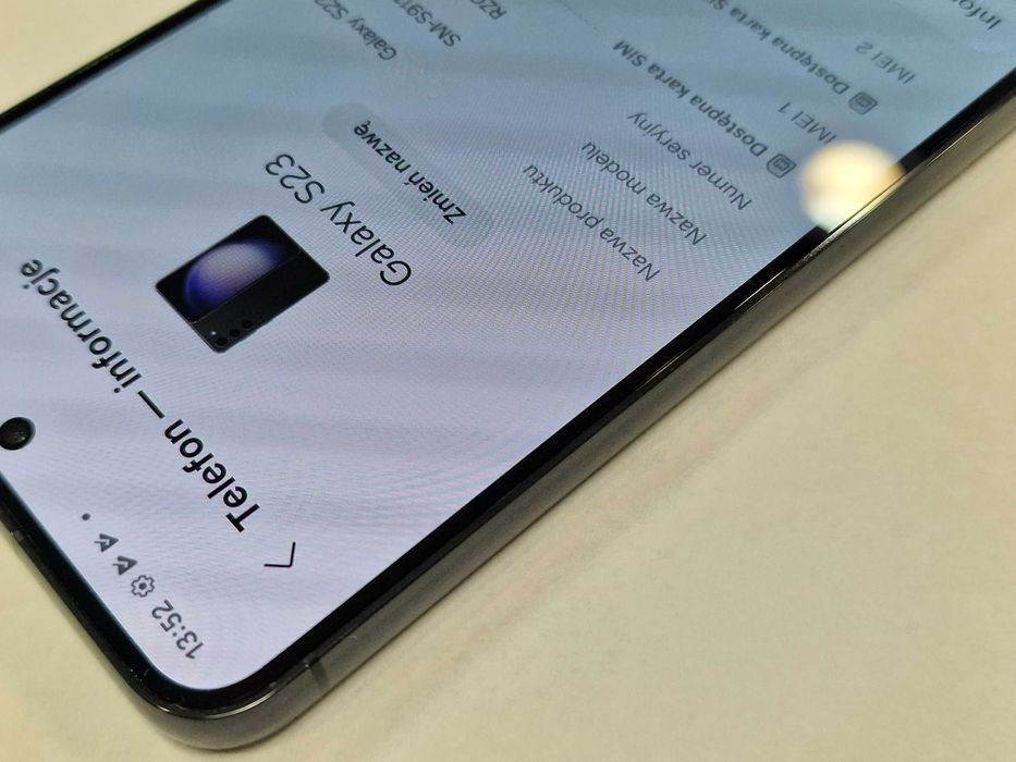 Samsung Galaxy S23/ 8GB/ 128GB/ Phantom Black/ Grade A- / gw do 05.26