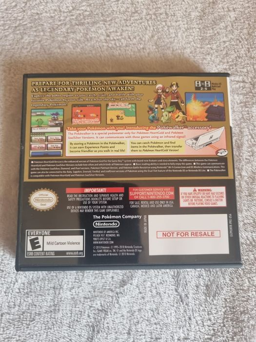 Jogo pokemon HeartGold nintendo DS 2DS 3DS