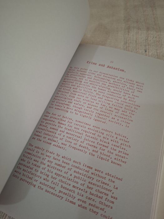 Missa Niger La Messe Noire satanismo. Livro raro