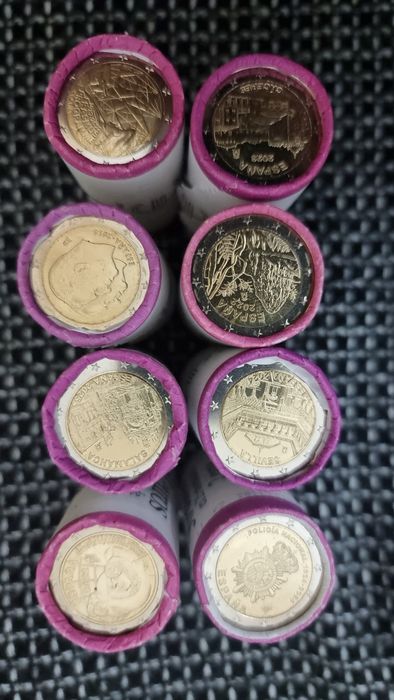 Rolos de 2 euros espanha