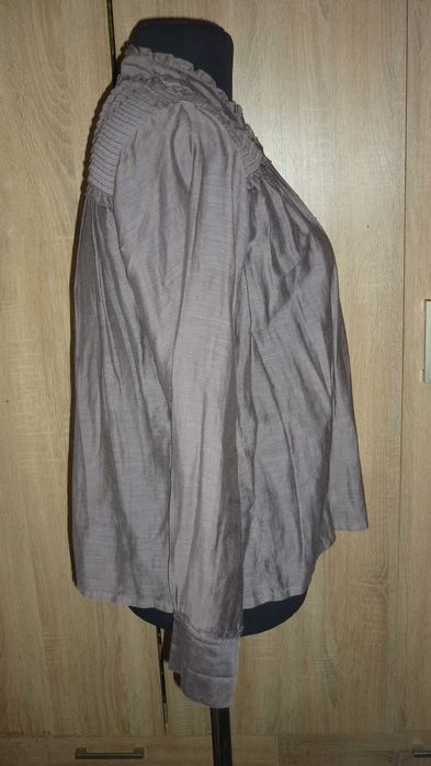 Plus Fine- damska bluzka  z jedwabiem  r; L/XL