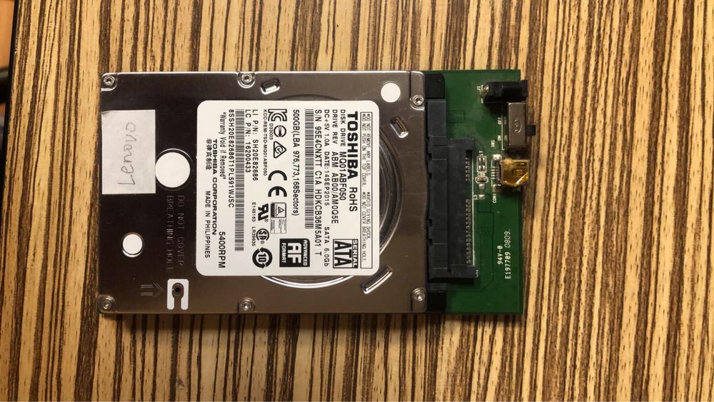 Продам зовнішній жорсткий диск 2,5ʼʼ 500ГБ