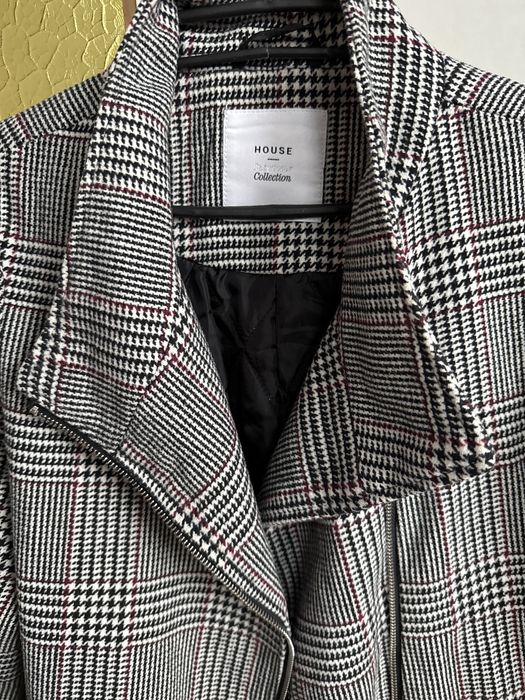 Płaszczyk kurtka House pepitka