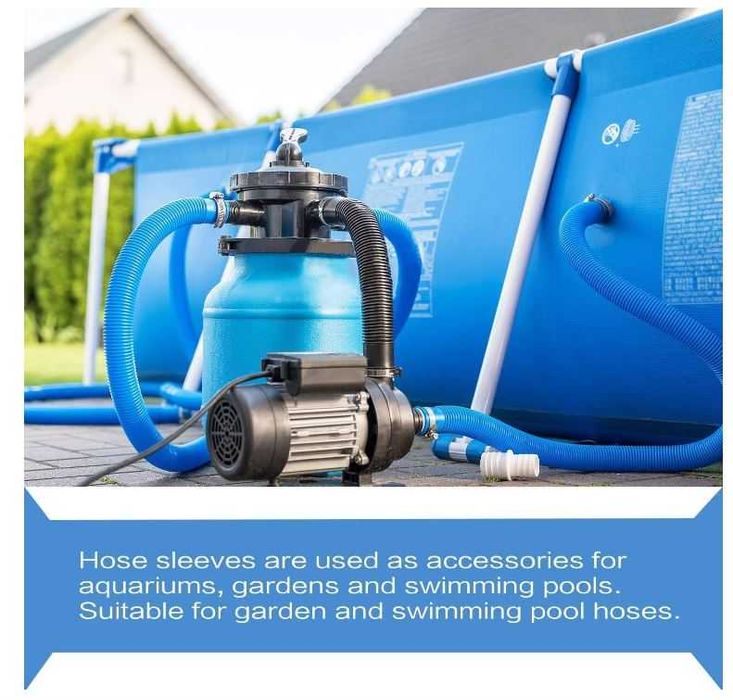 Złączka węża ogrodowego średnica 38mm 2 sztuki + opaski