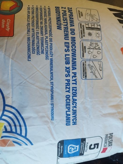 Klej do styropianu Mapei Mapetherm Nowy 25kg