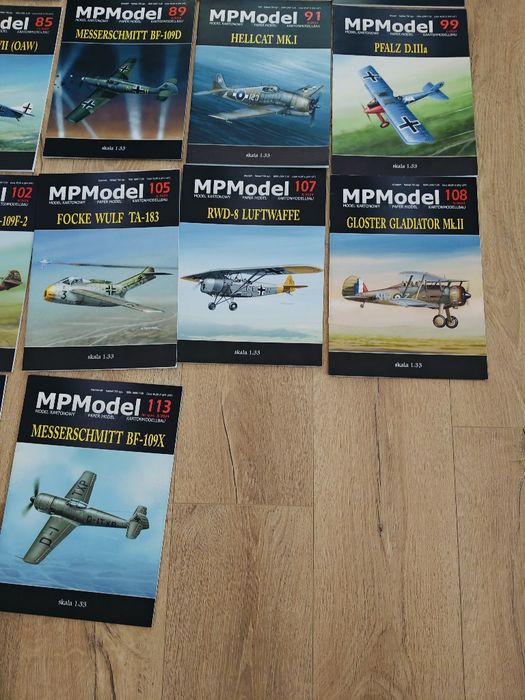 Zestaw 28 modeli kartonowych Mpmodel