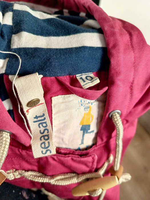 Seasalt Cornwall kurtka przeciwdeszczowa różowa damska M 38