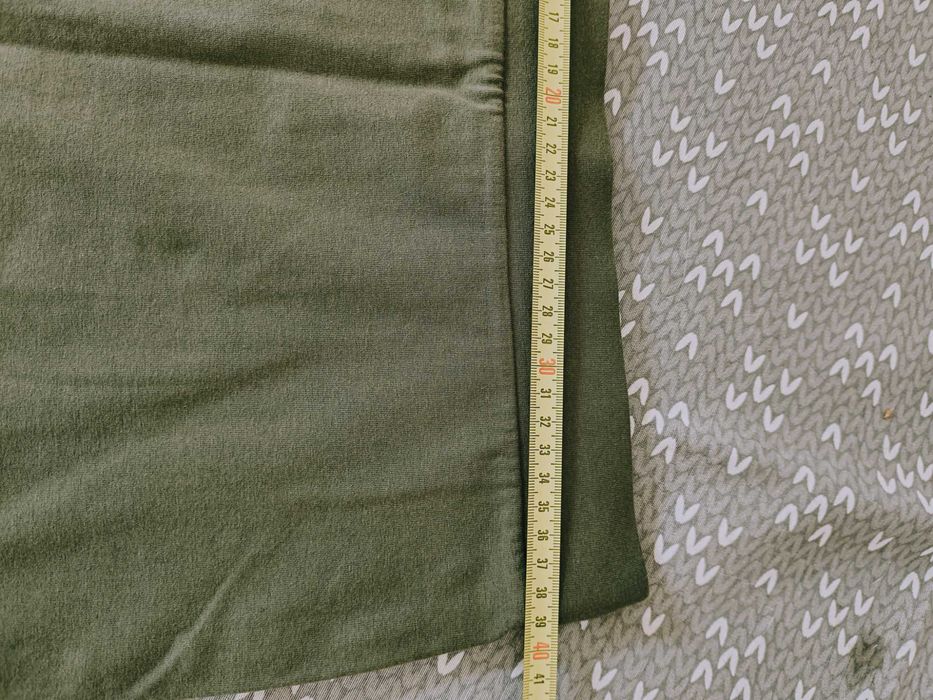 Bawełniana spódnica mini khaki zielona r.m