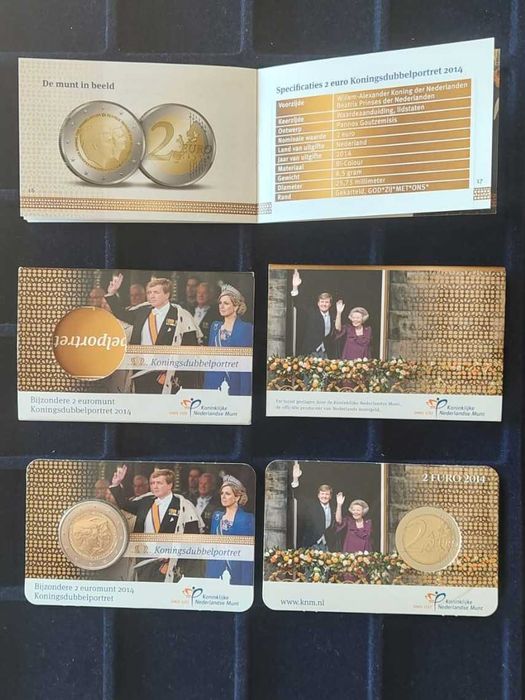 Países Baixos - Moeda 2 € - 2014 Ascensão do Rei Willem-Alexander