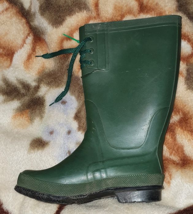 Wysokie buty kalosze myśliwskie KRONE, stan BDB-, rozm. 35 / 22,5 cm