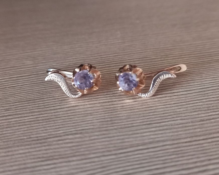 Сережки СРСР, 583 проба