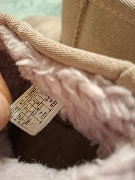 UGG 39 pudrowy róż